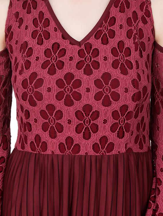 maroon maxi dress - 14169093 - Zoom Image - 4