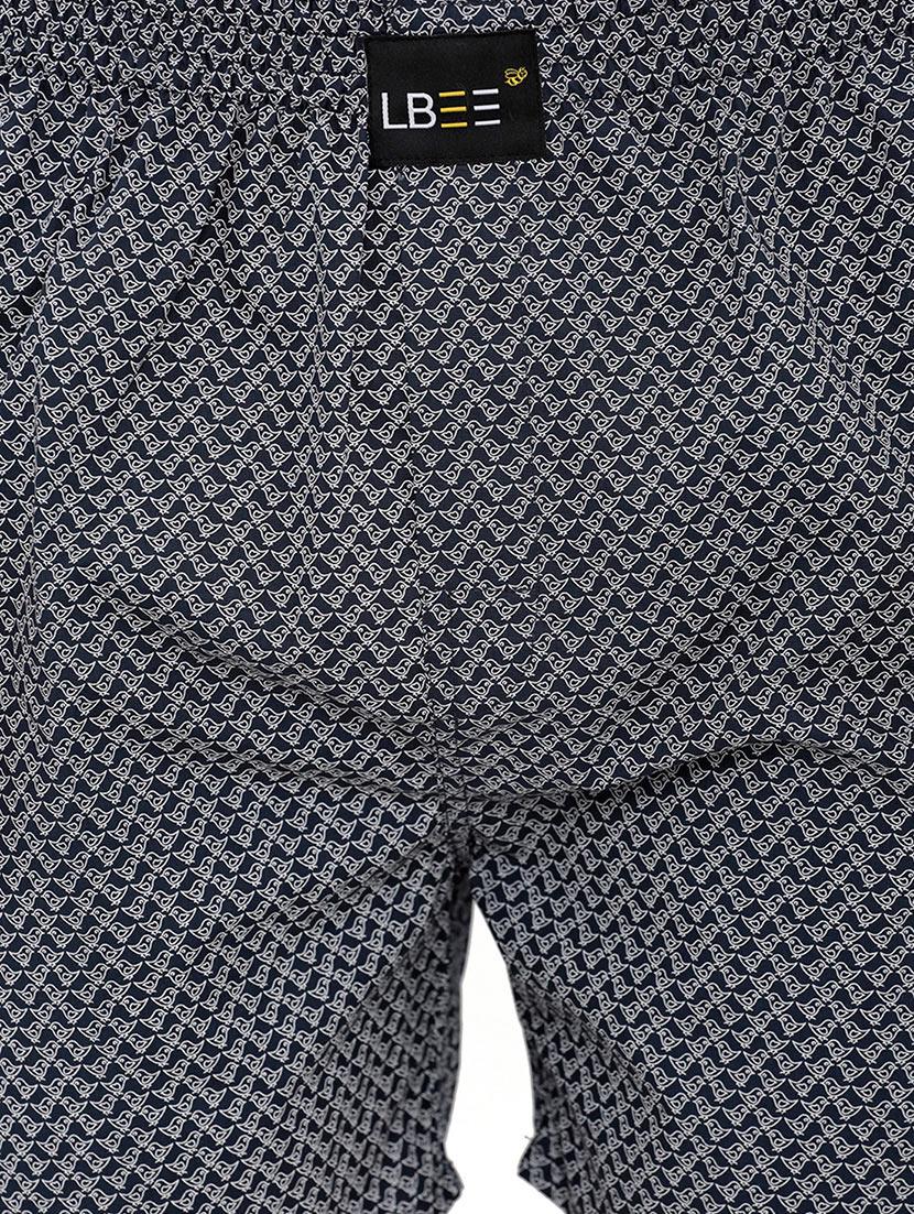 navy blue cotton boxer - 14169208 - Zoom Image - 4