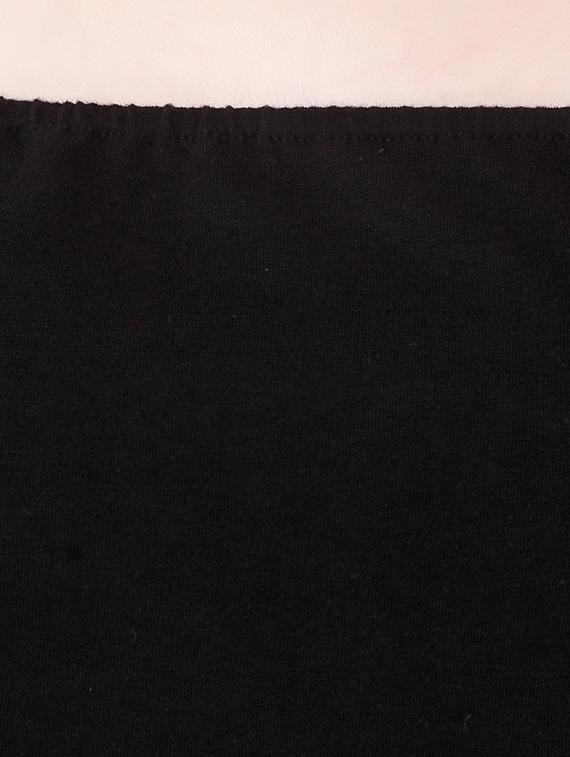 black cotton crop top - 14170901 - Zoom Image - 4