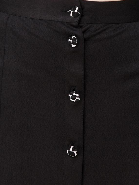 Button down double front slit skirt - 14171923 - Zoom Image - 4