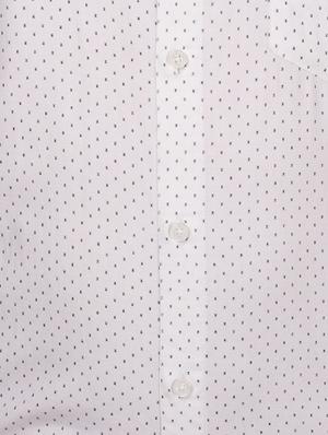 white cotton blend formal shirt - 14174410 - Standard Image - 4