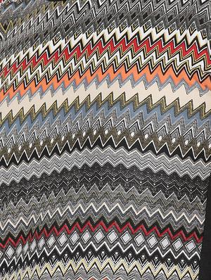 cap sleeved chevron top - 14174744 - Standard Image - 4
