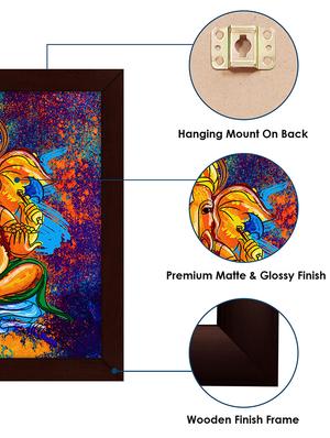 artistically designed 'ganesha' framed painting by story @ home - 14176909 - Standard Image - 4
