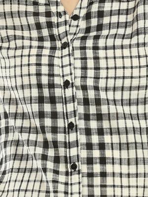 white cotton casual shirt - 14178115 - Standard Image - 4