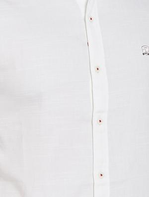 white cotton casual shirt - 14181536 - Standard Image - 4