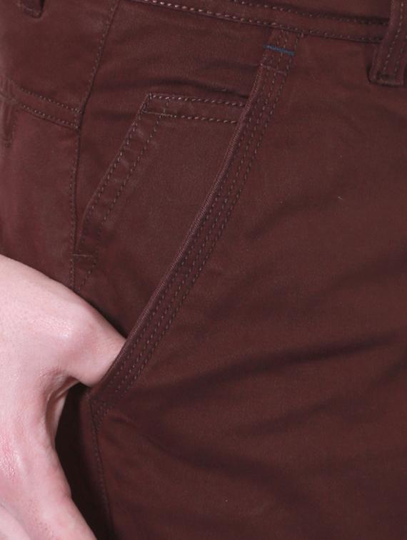red cotton chino - 14186310 - Zoom Image - 4