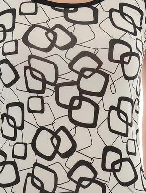 black printed nylon tank tee - 14214494 - Standard Image - 4