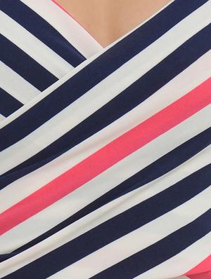 multicolored striped nylon crop top - 14214497 - Standard Image - 4