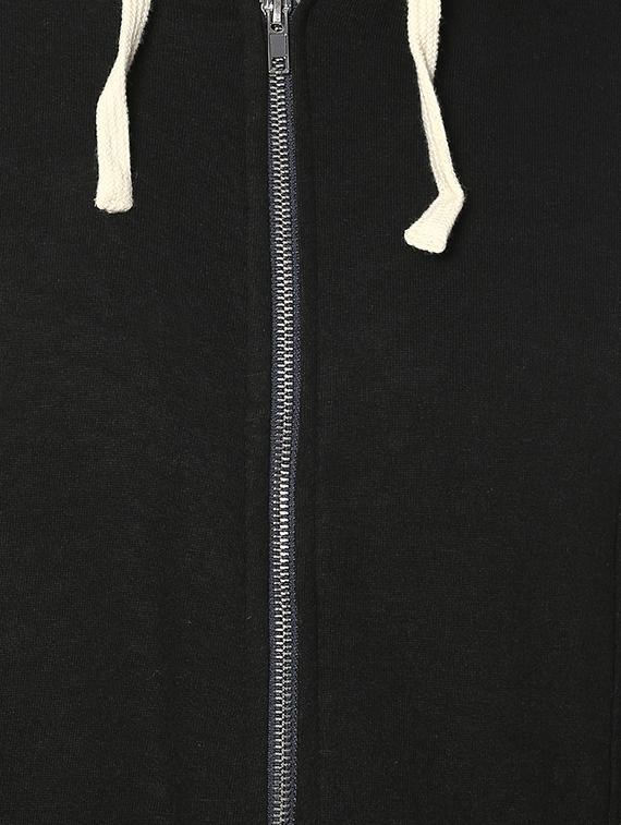 black cotton sweatshirt - 14216084 - Zoom Image - 4