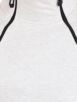 solid off white cotton sweatshirt - 14216140 - Standard Image - 4