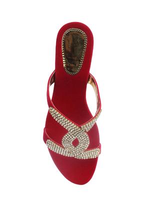 London Steps Red Heels - 14223294 - Standard Image - 4