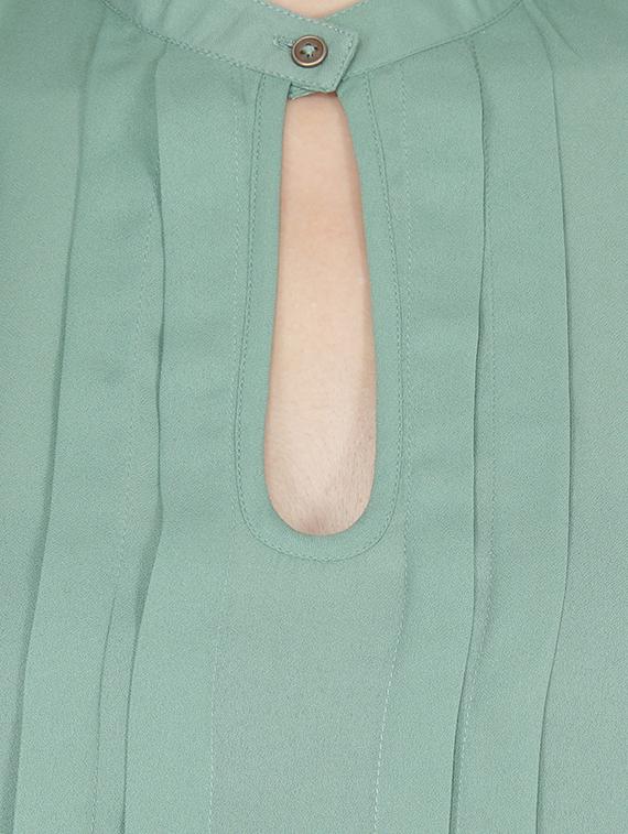 green casual sleeveless top - 14223575 - Zoom Image - 4