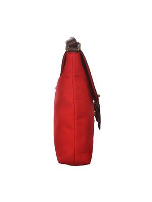 red canvas messenger sling bag - 14223972 - Standard Image - 4