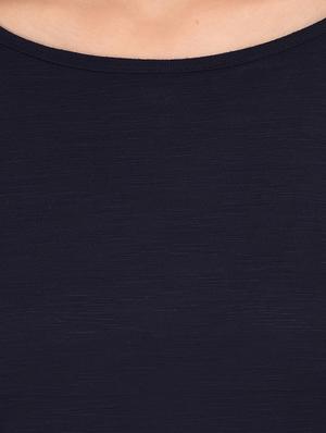 navy blue viscose regular top - 14233323 - Standard Image - 4