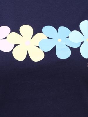 navy blue cotton casual tee - 14240858 - Standard Image - 4