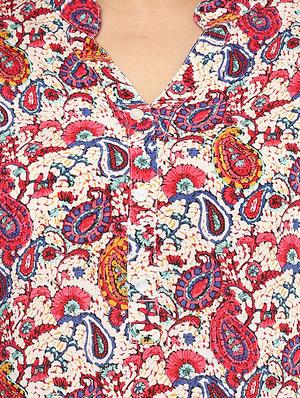 pink rayon straight kurta - 14253883 - Standard Image - 4