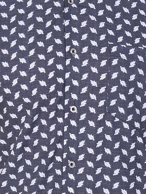 blue cotton casual shirt - 14267179 - Standard Image - 4
