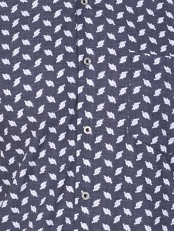 blue cotton casual shirt - 14267179 - Zoom Image - 4