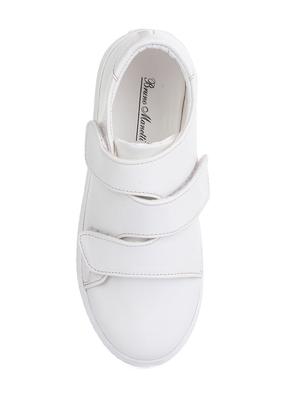 white leatherette slip on sneaker - 14268561 - Standard Image - 4