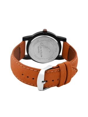 Jack Klein Premium Quality Trendy Black Formal Wrist Watch With Black Belt And Aviator Glasses - 14279145 - Standard Image - 4