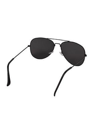 Jack Klein Premium Quality Trendy Black Formal Wrist Watch With Black Belt And Aviator Glasses - 14279145 - Standard Image - 7