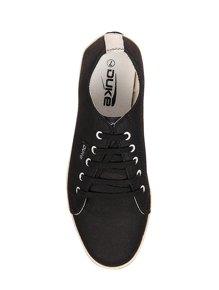 black Canvas lace up sneaker - 14292625 - Zoom Image - 4