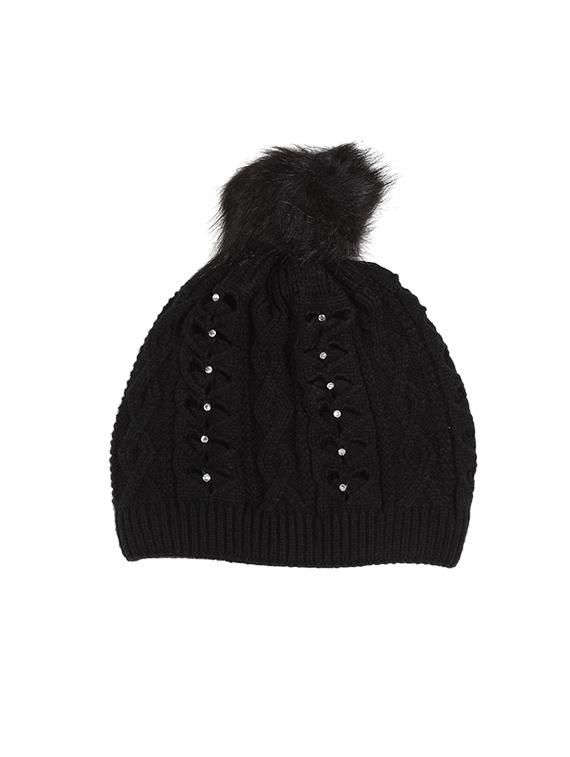 Black Polyester Cap - By