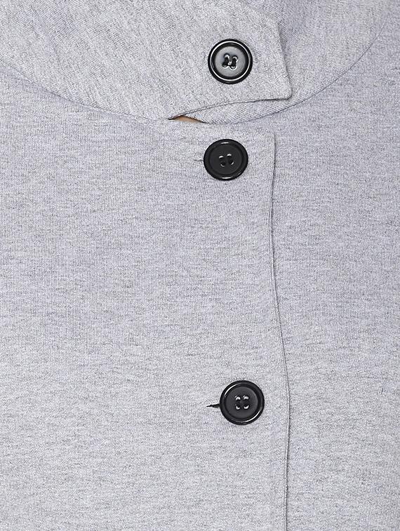 grey cotton jacket - 14320451 - Zoom Image - 4