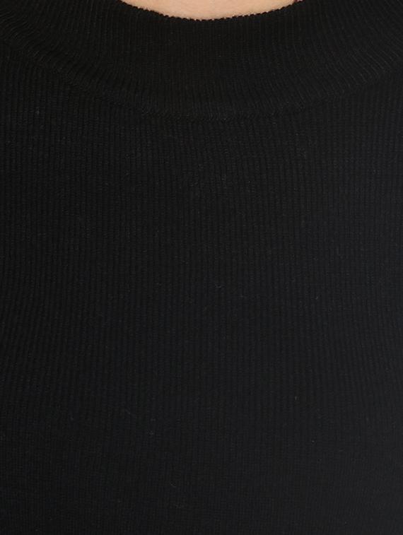 black woollen pullover - 14321779 - Zoom Image - 4