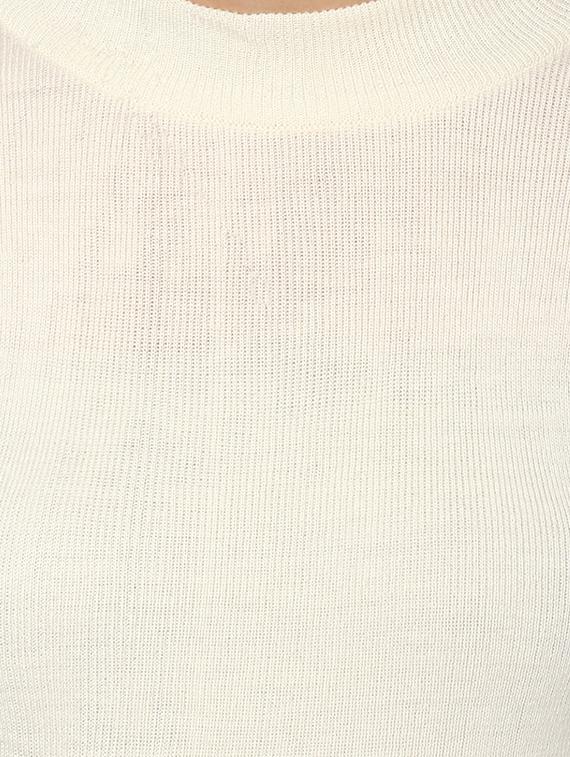 white woollen pullover - 14321783 - Zoom Image - 4