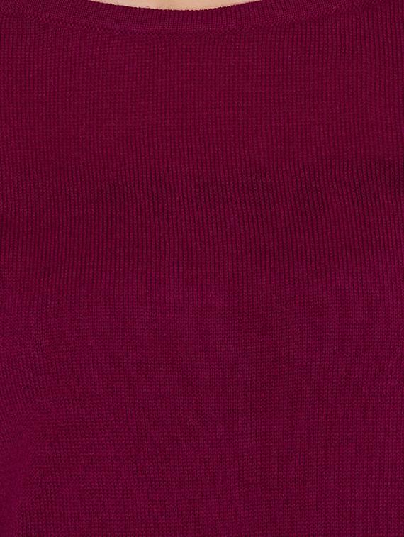purple woollen pullover - 14321813 - Zoom Image - 4