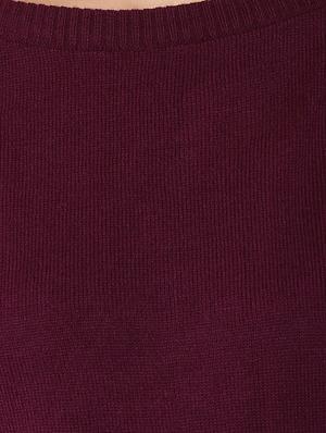 purple woollen pullover - 14321822 - Standard Image - 4