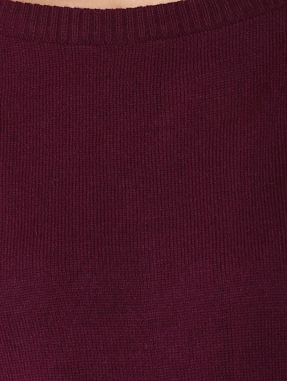 purple woollen pullover - 14321822 - Zoom Image - 4
