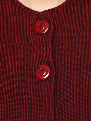 red woollen pea coat - 14321841 - Standard Image - 4