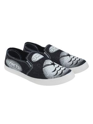 black canvas casual slipon - 14324088 - Standard Image - 4