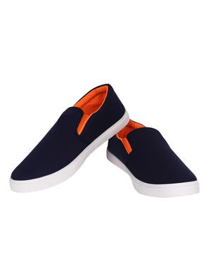 blue canvas casual slipon - 14324100 - Standard Image - 4