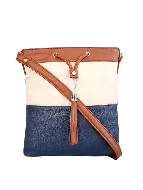 brown leatherette regular sling bag - 14328392 - Very Small Image - 1