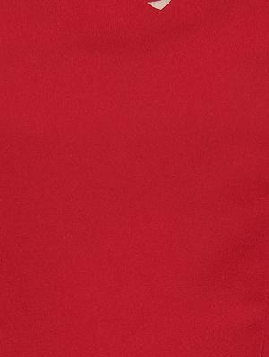 solid red cutwork a-line dress - 14328545 - Standard Image - 4