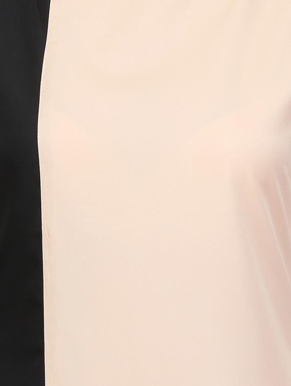 beige crepe maxi dress - 14331076 - Zoom Image - 4