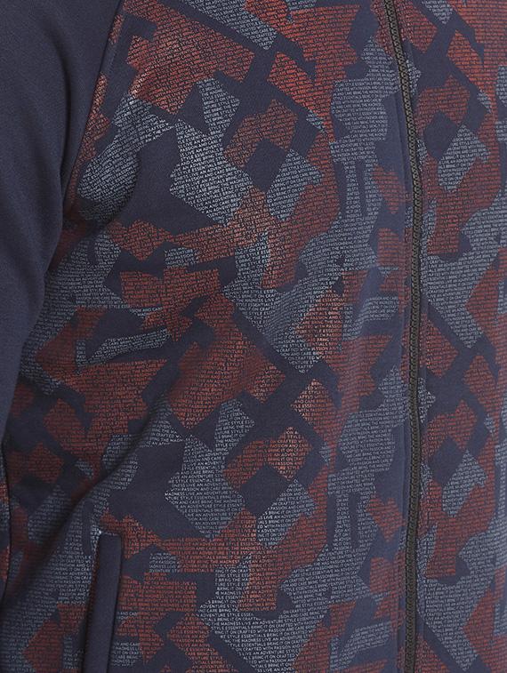 blue cotton casual jacket - 14332234 - Zoom Image - 4