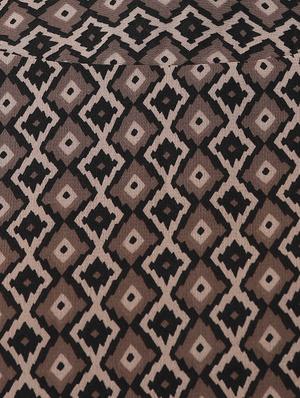 ruffle detail printed a-line dress - 14334461 - Standard Image - 4