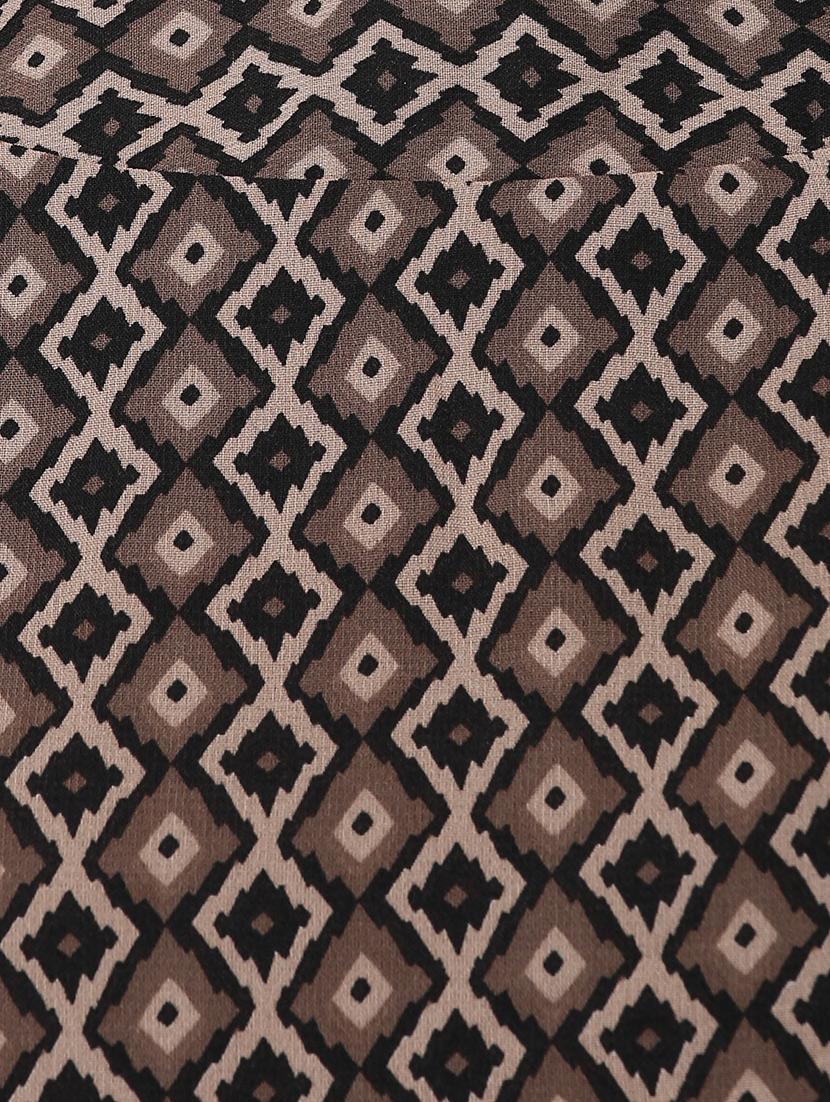 ruffle detail printed a-line dress - 14334461 - Zoom Image - 4