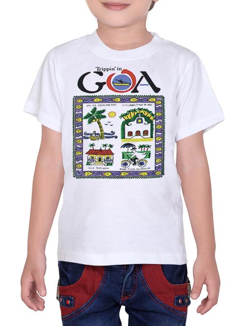white cotton tshirt - 14338803 - Very Small Image - 1