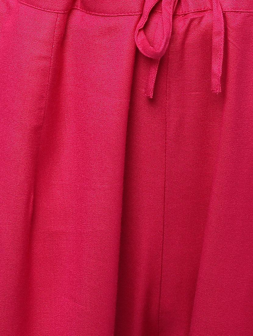 pink rayon flat front trousers pant - 14343733 - Zoom Image - 4