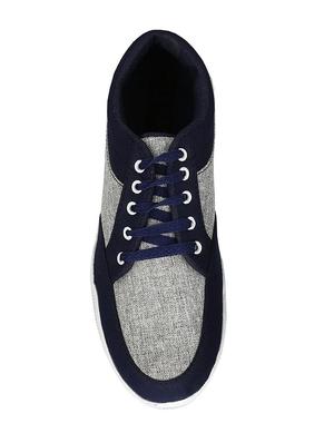 grey Canvas lace up sneaker - 14343758 - Standard Image - 4