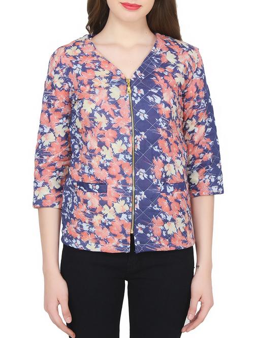 multi colored cotton quilted jacket - 14358713 - Very Small Image - 1