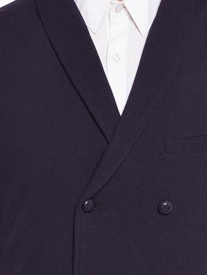 blue cotton waist coat - 14361018 - Standard Image - 4