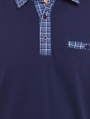 dark blue cotton t-shirt - 14361032 - Standard Image - 4