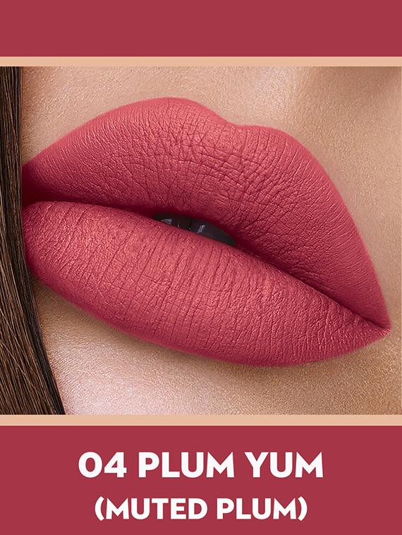 sugar smudge me not liquid lipstick - 04 plum yum (muted plum) - 14362704 - Zoom Image - 4