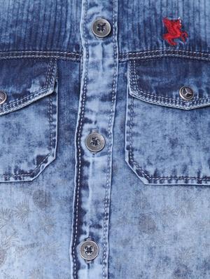 light blue denim shirt - 14364144 - Standard Image - 4